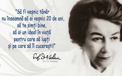 Acad.Prof. Dr. ANA ASLAN – Povestea Tinereții fǎrǎ Bǎtrȃnețe