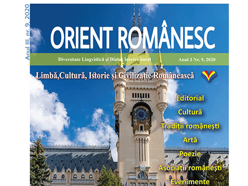 Revista ORIENT ROMANESC editia tiparita din luna Martie 2020